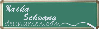 Maika Schwang Visitenkarte